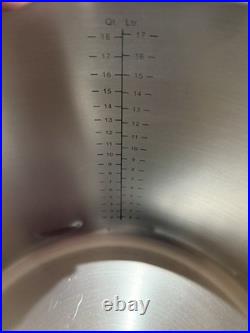 Tupperware Chef Series 20-qt. /19 L Stockpot With Steamerstand No LID