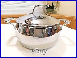 Tupperware Chef Series 6 Qt Stock Pot & LID Dutch Oven Stainless Steel