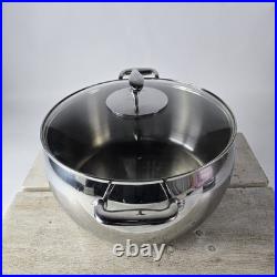 Tupperware Chef Series Stainless 12 Qt Stockpot Dutch Oven Roaster Lid