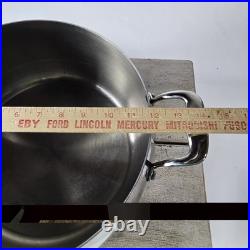 Tupperware Chef Series Stainless 12 Qt Stockpot Dutch Oven Roaster Lid