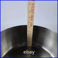Tupperware Chef Series Stainless 12 Qt Stockpot Dutch Oven Roaster Lid