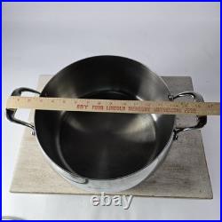 Tupperware Chef Series Stainless 12 Qt Stockpot Dutch Oven Roaster Lid