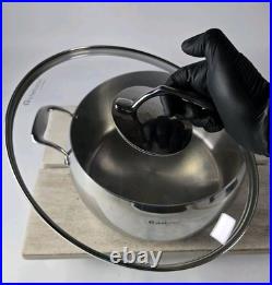 Tupperware Chef Series Stainless 12 Qt Stockpot Dutch Oven Roaster Lid
