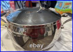Tupperware Chef Series Stainless Non Stick 6 Qt Stockpot Dutch Oven Roaster Lid