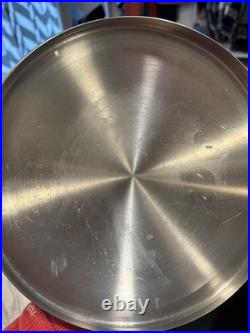 Tupperware Chef Series Stainless Non Stick 6 Qt Stockpot Dutch Oven Roaster Lid
