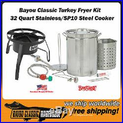 Turkey Fryer Complete Stainless Steel Stockpot and Accessories Steel Cooker