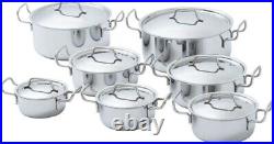 Two-Handed Pot 16cm Compatible for IH Cooker -Made in Japan-Miyazaki Mfg. Geo