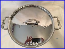 USA All-Clad D3 Stainless Steel 6 Qt. Stockpot with Lid Tri-ply