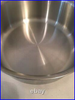 USA All-Clad D3 Stainless Steel 6 Qt. Stockpot with Lid Tri-ply