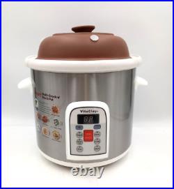 USED VitaClay Smart 6-In-1 Crock & Stock Pot