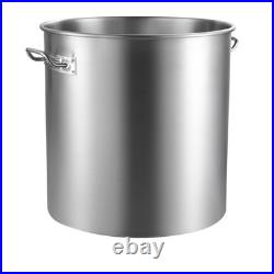 Uimoso 84QT Stainless Steel Cooking Pot with Basket, Lid, and Handles