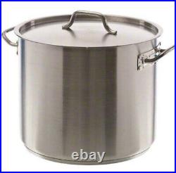 Unbranded Used Heavy Duty Stock Pot Stainless Steel 24L