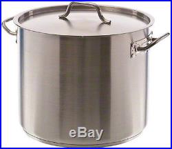 Update International SPS-20 Stock Pot 20 qt Stainless Steel GIFT BOXED, Set of 3