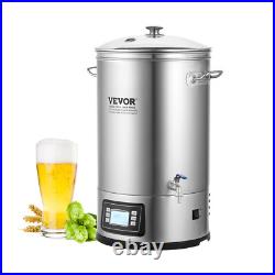 VEVOR Stainless Steel Home Brew Kettle Set 8Gal Beer Stock Pot with Accessories