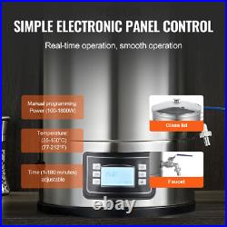 VEVOR Stainless Steel Home Brew Kettle Set 8Gal Beer Stock Pot with Accessories