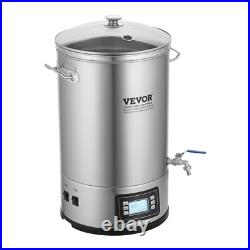 VEVOR Stainless Steel Home Brew Kettle Set 8Gal Beer Stock Pot with Accessories