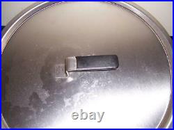 VOLLRATH STAINLESS STEEL 15QT LIDDED STOCK POT No 7 761 WithINSERT STRAINER 14 3/4