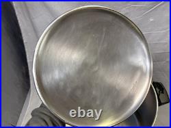 VTG Revere Ware 1801 copper bottom stock pot 20 QT