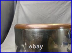 VTG Revere Ware 1801 copper bottom stock pot 20 QT