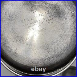 VTG Stainless Steel Stock Pot & Sauce Pan Cookware Flint Ekco Set of 6 With Lids
