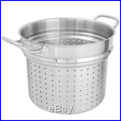 Vigor 20 Qt. Stainless Steel Aluminum-Clad Pasta Cooker Combination Stock Pot
