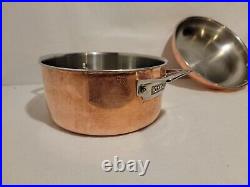 Viking 3 Ply Copper/Alloy Core And Stainless 4qt Pot with lid &10 in skillet