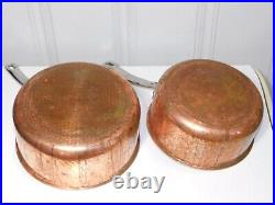 Viking 3 Ply Copper Alloy Core And Stainless Pots with Lids