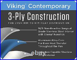 Viking 3-Ply Stainless Steel Stock Pot, 12 Quart