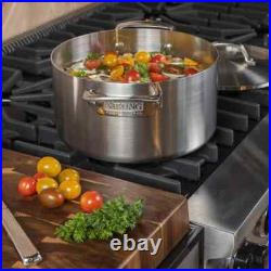 Viking 5-Ply Professional 6 Qt. Stock Pot withLid Satin Finish 4015-1006S USA