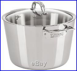 Viking Contemporary 8-qt. Stock Pot with Lid
