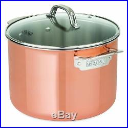 Viking Culinary 40571-9993C Copper Stainless Steel Cookware Set, 13 Piece