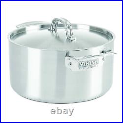 Viking Culinary 5-Ply Professional Stainless Steel Stockpot Satin Finish