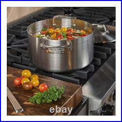 Viking Culinary 5 Ply Professional Stainless Steel Stockpot Satin Finish