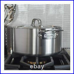 Viking Culinary 5-Ply Professional Stainless Steel Stockpot Satin Finish