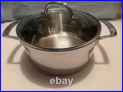 Viking Fabulous 3 Ply Heavy Qyality Stainless Steel 4 Qt Soup Pot 500 Degree