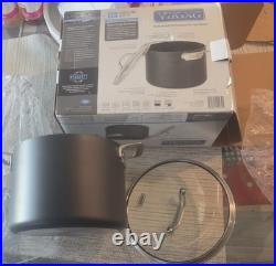 Viking Hard Anodized Nonstick 8 Qt Stock Pot with Lid Black new check pictures