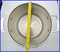 Viking Pro-Grade 8 Qt 3-Ply Copper Clad Stock Pot Stainless Interior + Glass Lid