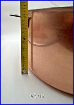 Viking Pro-Grade 8 Qt 3-Ply Copper Clad Stock Pot Stainless Interior + Glass Lid