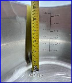 Viking Pro-Grade 8 Qt 3-Ply Copper Clad Stock Pot Stainless Interior + Glass Lid