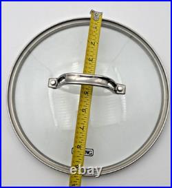 Viking Pro-Grade 8 Qt 3-Ply Copper Clad Stock Pot Stainless Interior + Glass Lid