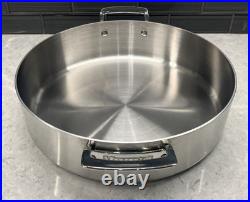 Viking Professional 6? QT/5.7L 18/10 Stainless Steel, 7-Ply, Casserole Withlid