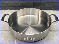Viking Professional 6? QT/5.7L 18/10 Stainless Steel, 7-Ply, Casserole Withlid