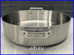 Viking Professional 6? QT/5.7L 18/10 Stainless Steel, 7-Ply, Casserole Withlid