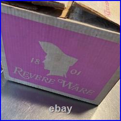 Vintage 1430 Copper Clad Stainless Steel REVERE WARE 10 qt Covered Stock Pot NIB