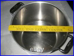 Vintage All-Clad Stainless Steel 12 Quart Stock Pot with All-clad Lid
