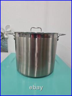 Vintage All-Clad Stockpot 20 QT 5 Gallon Stock Pot with Lid Estate NICE