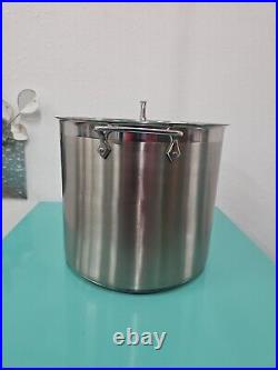 Vintage All-Clad Stockpot 20 QT 5 Gallon Stock Pot with Lid Estate NICE