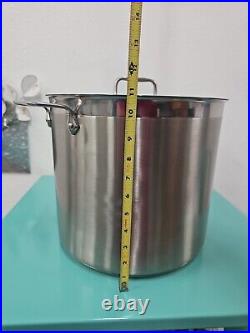 Vintage All-Clad Stockpot 20 QT 5 Gallon Stock Pot with Lid Estate NICE