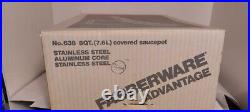 Vintage Farberware 8 Quart Sauce Pot Stainless Steel Aluminum Clad New Rare