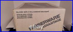 Vintage Farberware 8 Quart Sauce Pot Stainless Steel Aluminum Clad New Rare
